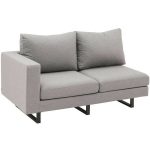 Produktbild von OUTLIV. Ego 2-Sitzer Sofa Links Aluminium/Sunbrella