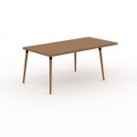 Bild von MYCS Schreibtisch Massivholz Eiche, Holz – Moderner Massivholz-Schreibtisch: Einzigartiges Design – 180 x 75 x 90 cm, konfigurierbar