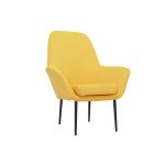 Bild von Miliboo Design-Sessel zeitgenössisch Gelb OSWALD