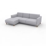 Produktbild von MYCS Sofa Lichtgrau – Moderne Designer-Couch: Hochwertige Qualität, einzigartiges Design – 236 x 75 x 162 cm, Komplett anpassbar